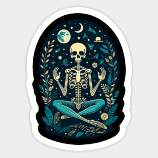 Spiritual Skeleton Sticker